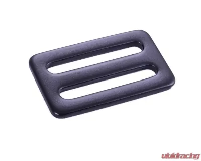 Racequip Black Forged Steel 2inch Wide 3 Bar Slide Seat Belt Adjuster and Mounting Hardware - 700985
