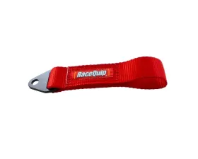 Racequip 12000 lb Rating Race Car Tow Hook Strap with Soft Eye Loop End