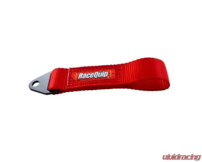 Racequip 12000 lb Rating Race Car Tow Hook Strap with Soft Eye Loop End - 896146