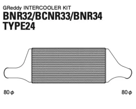 Greddy Type24F Intercooler Kit Nissan Skyline GT-R BNR32 | BCNR33 | BNR34 1989-2002