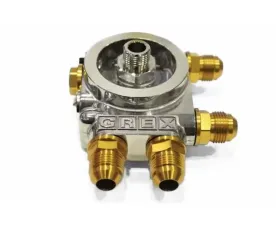 Greddy Universal Block Type I M20 x P1.5 Oil Filter Relocation Kit