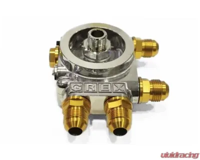 Greddy Universal Block Type I M20 x P1.5 Oil Filter Relocation Kit - 12401182