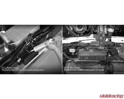 GReddy Full T-19 V-Mount Intercooler / Radiator Kit w/ Ducting & Airinx Suction Kit Mazda RX-7 FD3S 1993-1995 - 12040704