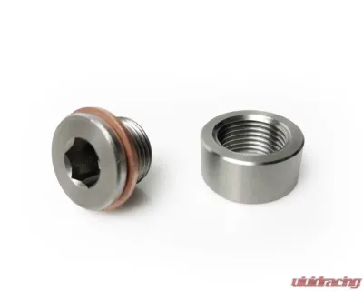 GReddy Stainless Steel Oxygen Sensor Weld-On Bung And Plug Set - 11001190