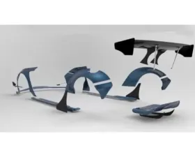 GReddy Rocket Bunny Lexus Rc-F Rear Under Diffuser Lexus Rc-F 2015-2021