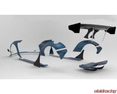 GReddy Rocket Bunny Lexus Rc-F Rear Under Diffuser Lexus Rc-F 2015-2021 - 17010254