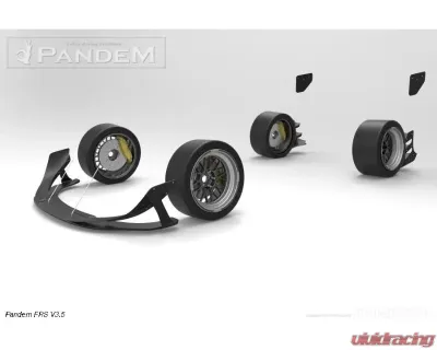 GReddy Pandem V3 Rear Canards Toyota | Subaru 2012-2016 - 17010277