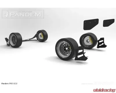 GReddy Pandem V3 Rear Canards Toyota | Subaru 2012-2016 - 17010277