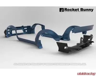 GReddy Rocket Bunny Rps13 V2 Rear Diffuser Nissan 240Sx 1989-1994 - 17020386