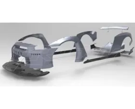 GReddy Pandem Rear Side Diffuser Dc Nissan Gtr 2009-2015