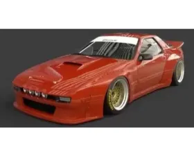 GReddy Pandem Fc3S Rear Diffuser Mazda Rx-7 1986-1991