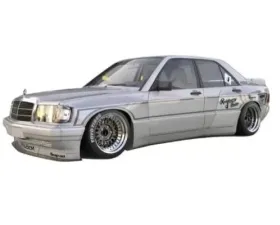 GReddy Pandem Side Skirts Mercedes-Benz 190E 1982-1993