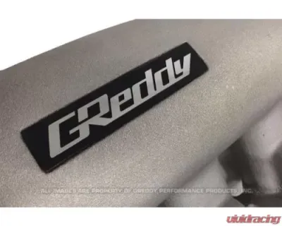 GReddy Intake Plenum Emblem Blk On Silver - 18000202