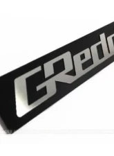GReddy Intake Plenum Emblem Blk On Silver                                     - 18000202 - Image 2