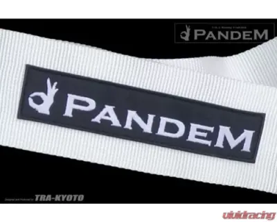 GReddy Pandem Safety Harness 6-Pt, White - 66000110