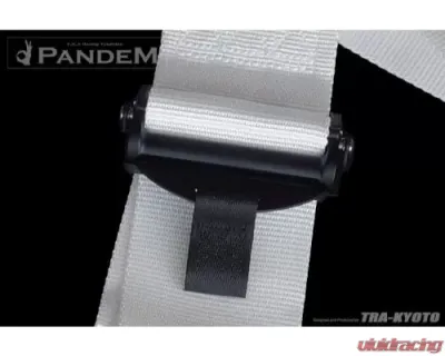 GReddy Pandem Safety Harness 6-Pt, White - 66000110