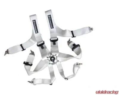 GReddy Pandem Safety Harness 6-Pt, White - 66000110