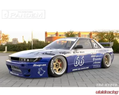 GReddy Pandem Front Bumper Nissan 240Sx Coupe W/ Silvia Headlights 1989-1994 - 66920281