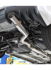 GReddy Revolution RS Single Right Sided Catback Exhaust System Mitsubishi EVO X 2008-2014                                     - 10138103 - Image 4