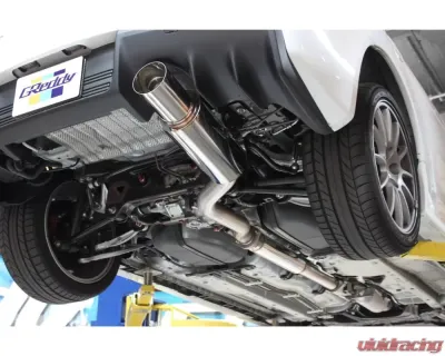 GReddy Revolution RS Single Right Sided Catback Exhaust System Mitsubishi EVO X 2008-2014 - 10138103