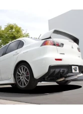 GReddy Revolution RS Single Right Sided Catback Exhaust System Mitsubishi EVO X 2008-2014                                     - 10138103 - Image 4
