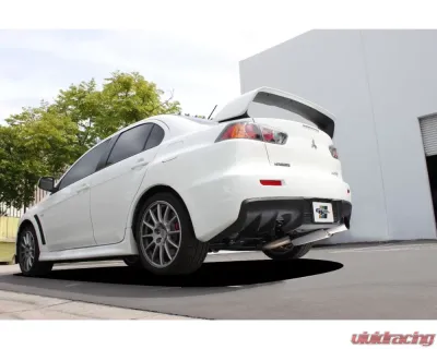 GReddy Revolution RS Single Right Sided Catback Exhaust System Mitsubishi EVO X 2008-2014 - 10138103