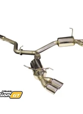 GReddy Evolution GT Catback Exhaust w/76mm Dual Muffler Subaru WRX | STI 2011-2014                                     - 10168300 - Image 2