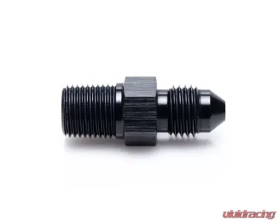 Greddy Aluminum Black JDM 1/8PT|1/8BSP to Female 1/8NPT Adapter - 11908610