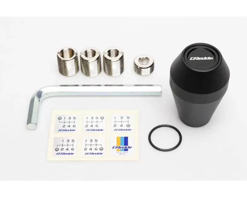 Greddy Shift Knob Black Out A02-Low Type Compatible With Reverse Lockout Toyota | Nissan | Subaru - 14500582