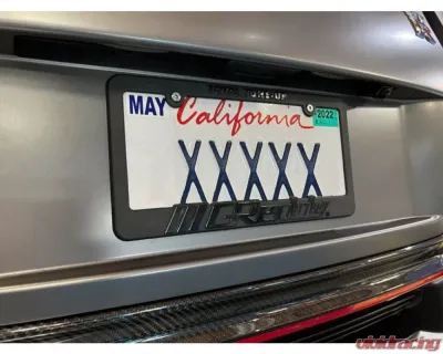 Greddy Black-Out Total Tune Up License Plate Frame - 21112001