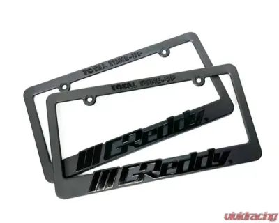 Greddy Black-Out Total Tune Up License Plate Frame - 21112001