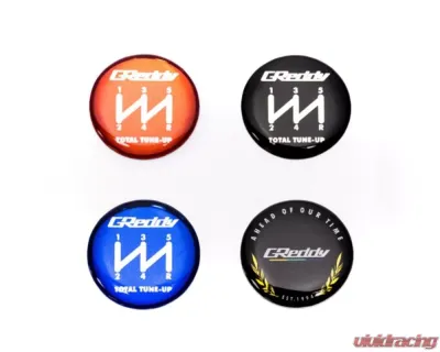 Greddy 4 PCS 5 Speed Shift Knob Emblem Set - 99900010