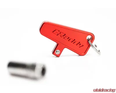 GReddy 3/8" Drive Master Switch Keychain-Red - 20000122