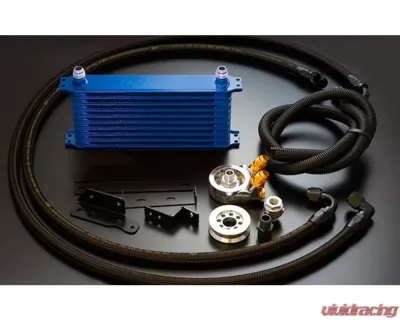 GReddy Oil Cooler Kit with Filter Relocation 13-ROW Toyota Aristo JZS161 1997-2004 - 12014415