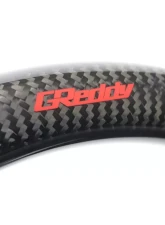 GReddy Black | Red Carbon Steering Wheel Honda Civic FK7 | FC1 2017-2021                                     - 16650001 - Image 2