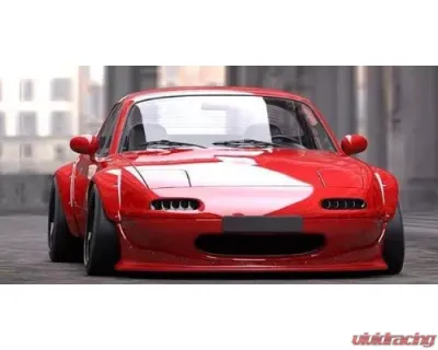 GReddy Pandem Full Wide Body Kit w/ Ducktail Wing Mazda Miata MX-5 NA 1990-1997 - 17040226