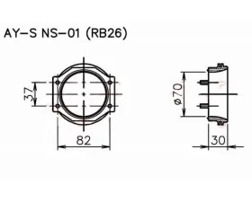 GReddy Airinx Adaptor NS-01 Nissan Skyline GT-R R32 | R33 | R34 1989-2002