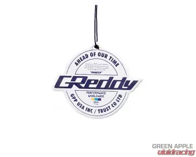GReddy Performance Air Freshener, White, Apple Fragrance - 21814202