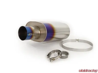 Greddy 2.5inch RS-Ti Universal Oval Muffler - 11003525