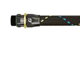 GReddy AN10, Straight, Orb Male, Black/Gold Anodized