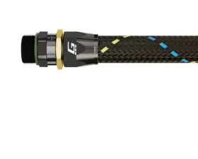 GReddy AN06, Straight, Orb Male, Black/Gold Anodized