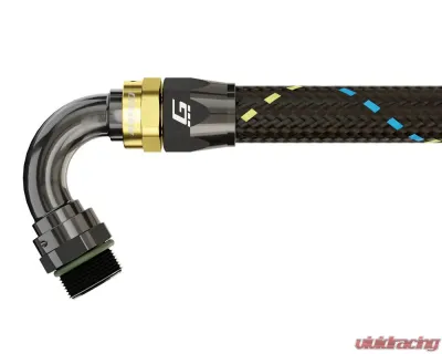 GReddy AN12, 120 Degree, Orb Male, Black/Gold Anodized - 12811212