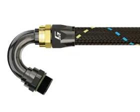 GReddy AN08, 150 Degree, Orb Male, Black/Gold Anodized