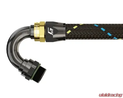 GReddy AN10, 150 Degree, ORB Male, Black/Gold Anodized - 12811015