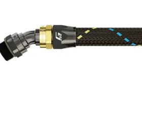 GReddy AN08, 30 Degree, Orb Male, Black/Gold Anodized