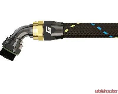 GReddy AN12, 60 Degree, Orb Male, Black/Gold Anodized - 12811260