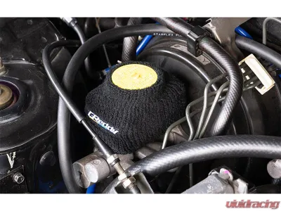 Greddy Black Underline Logo Reservoir Cover - 18001898
