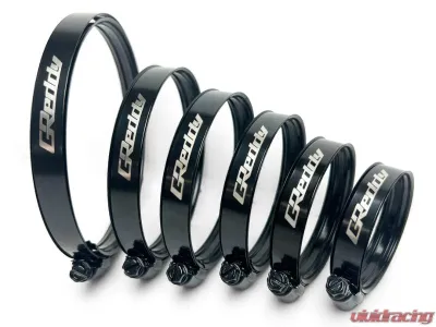 Greddy No.72 100-120mm Black Dual Bead Boost Clamp - 22400120