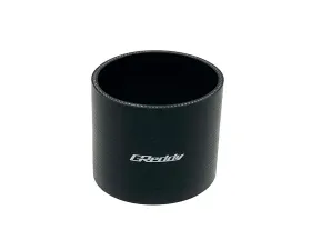 GReddy Black 80mm x L80mm Silicone Straight Hose