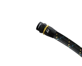 GReddy Black Gold Anodized AN04 Swivel Straight Hose End